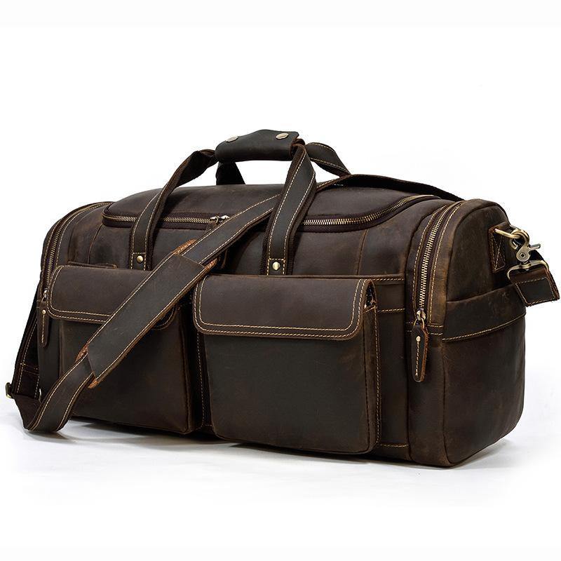 Tucson Full Grain Leather Travel Duffel Bag