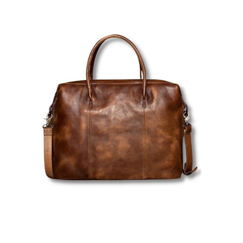 Boston Full Grain Leather Briefcase Bag