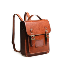 Load image into Gallery viewer, Womens Leather Backpack Purse Crossbody Laptop Messenger Bag Book Bags for Women

