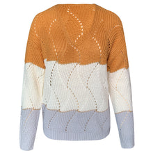 Load image into Gallery viewer, Yellow Stripped Long Sleeve Sweater
