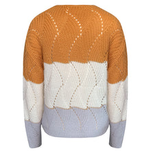 Load image into Gallery viewer, Yellow Stripped Long Sleeve Sweater
