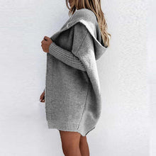 Load image into Gallery viewer, Grey Bat Hoodie Cardigan
