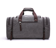 Load image into Gallery viewer, Men&#39;s Oversize Canvas Travel Bags Large Capacity Carry On Luggage Weekend Bag
