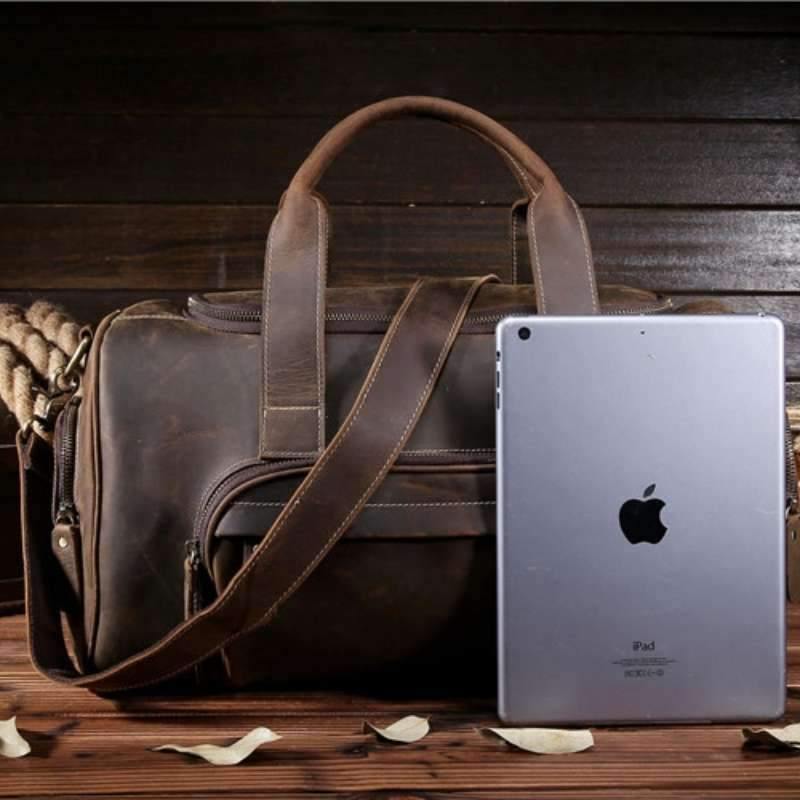 Cleveland Full Grain Travel Duffel Bag