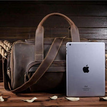 Load image into Gallery viewer, Cleveland Full Grain Travel Duffel Bag
