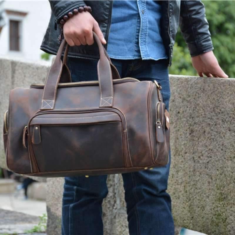 Cleveland Full Grain Travel Duffel Bag