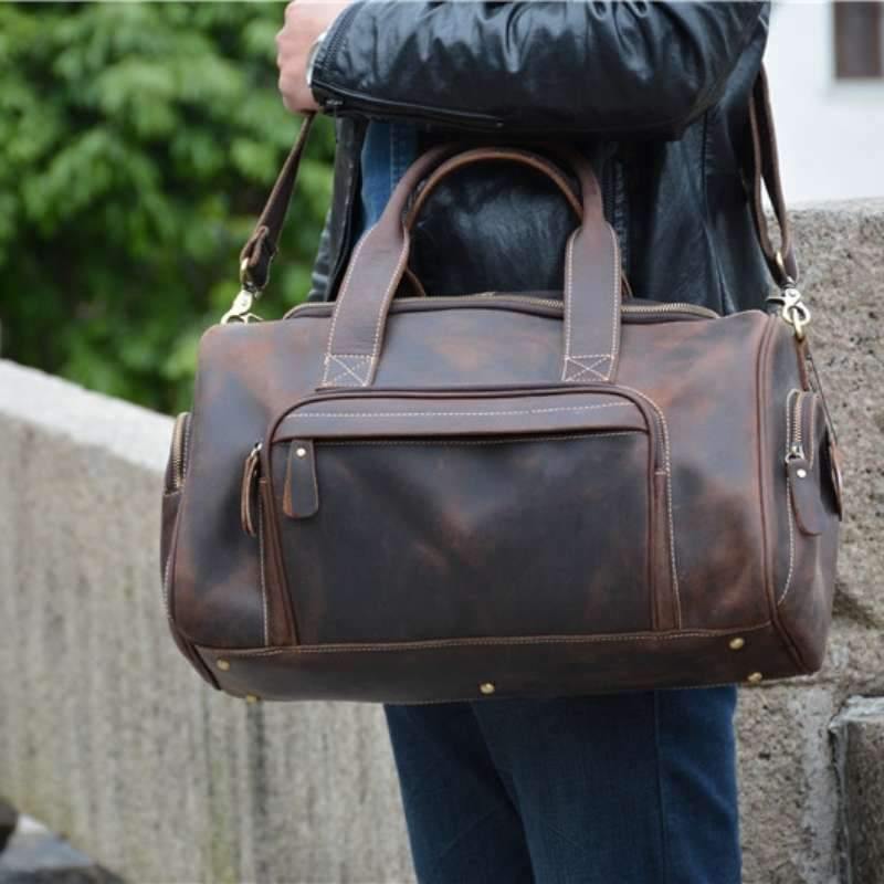 Cleveland Full Grain Travel Duffel Bag