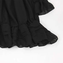 Load image into Gallery viewer, Vintage Plain 3/4 Sleeve Mini Dress
