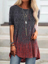 Load image into Gallery viewer, Retro Print Short Sleeve Top
