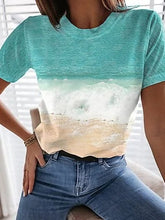 Load image into Gallery viewer, Blue Print  Short Sleeve Top
