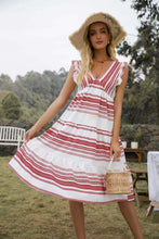 Load image into Gallery viewer, Modern Print Sleeveless Mini Dress
