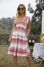 Load image into Gallery viewer, Modern Print Sleeveless Mini Dress
