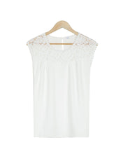 Load image into Gallery viewer, Classy White Plain Sleeveless Top
