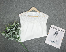 Load image into Gallery viewer, Classy White Plain Sleeveless Top
