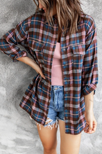 Load image into Gallery viewer, Plaid Button Down Shirt
