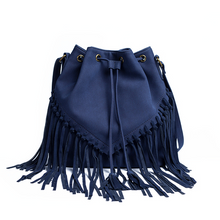 Load image into Gallery viewer, Vintage Pu Leather Boho Crossbody Fringe Purse Shoulder Bag for Women
