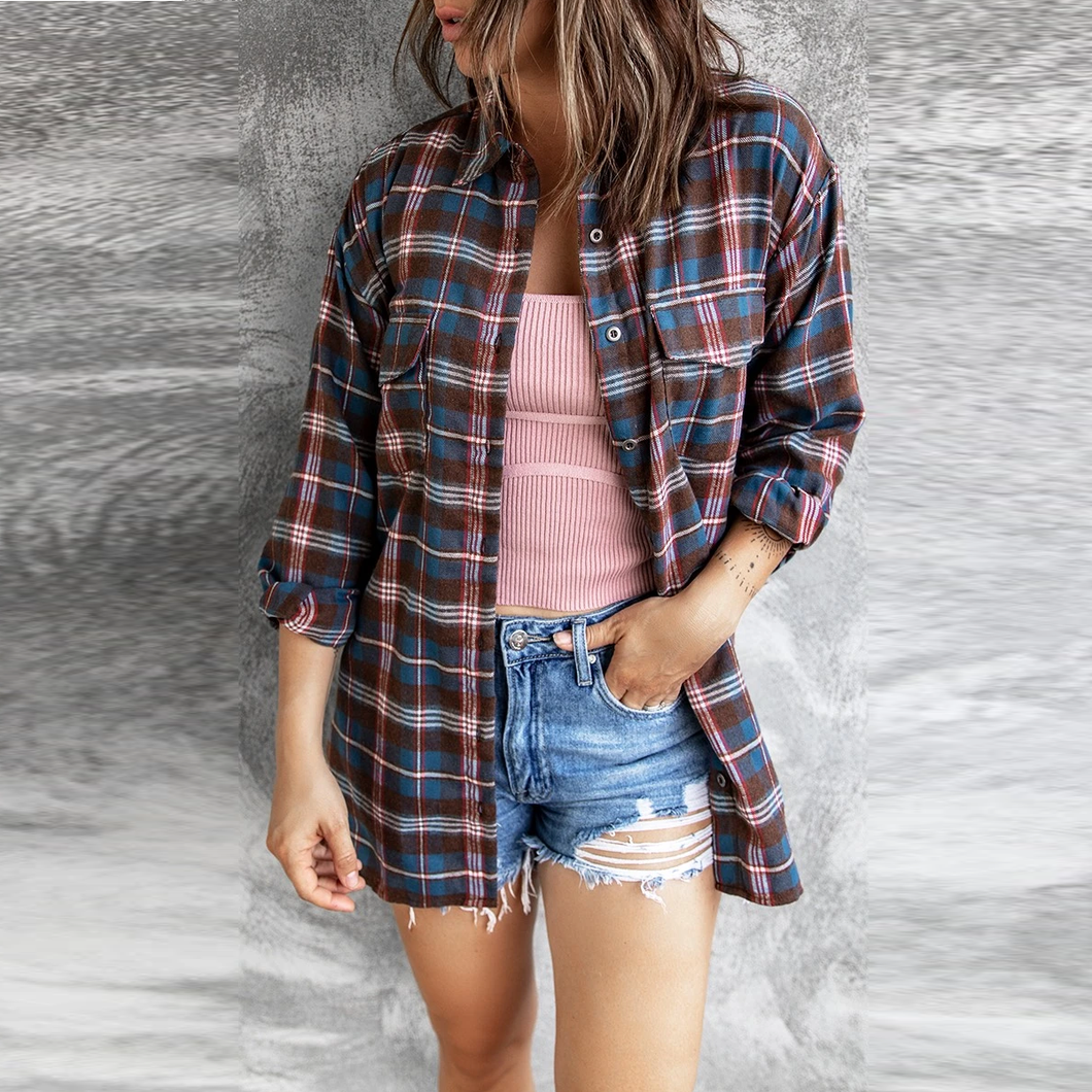 Plaid Button Down Shirt