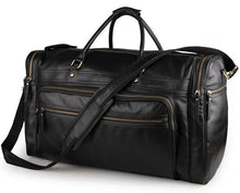 Load image into Gallery viewer, Boston Full Grain Leather Travel Duffel Bag
