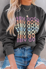 Load image into Gallery viewer, Good Vibes Graphic Sweatshirt
