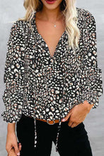 Load image into Gallery viewer, V-neck floral Long Sleeve Print Blouse
