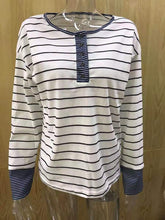 Load image into Gallery viewer, Round Neck Stripes Casual Sweatshirt
