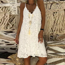 Load image into Gallery viewer, Strap Lace Mini Dress
