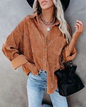 Load image into Gallery viewer, Plain Long Sleeve Button Down Shirt
