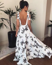 Load image into Gallery viewer, V-Neck Sleeveless Floor-Length Women&#39;s Maxi Dress
