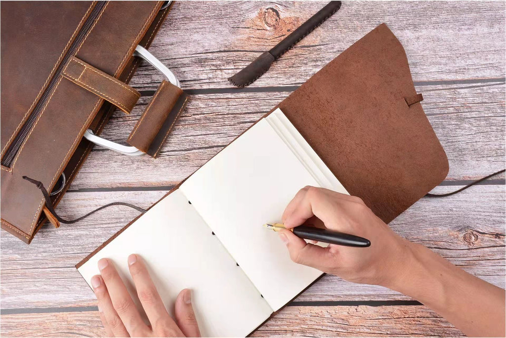 Leather Journal Refillable Notebook