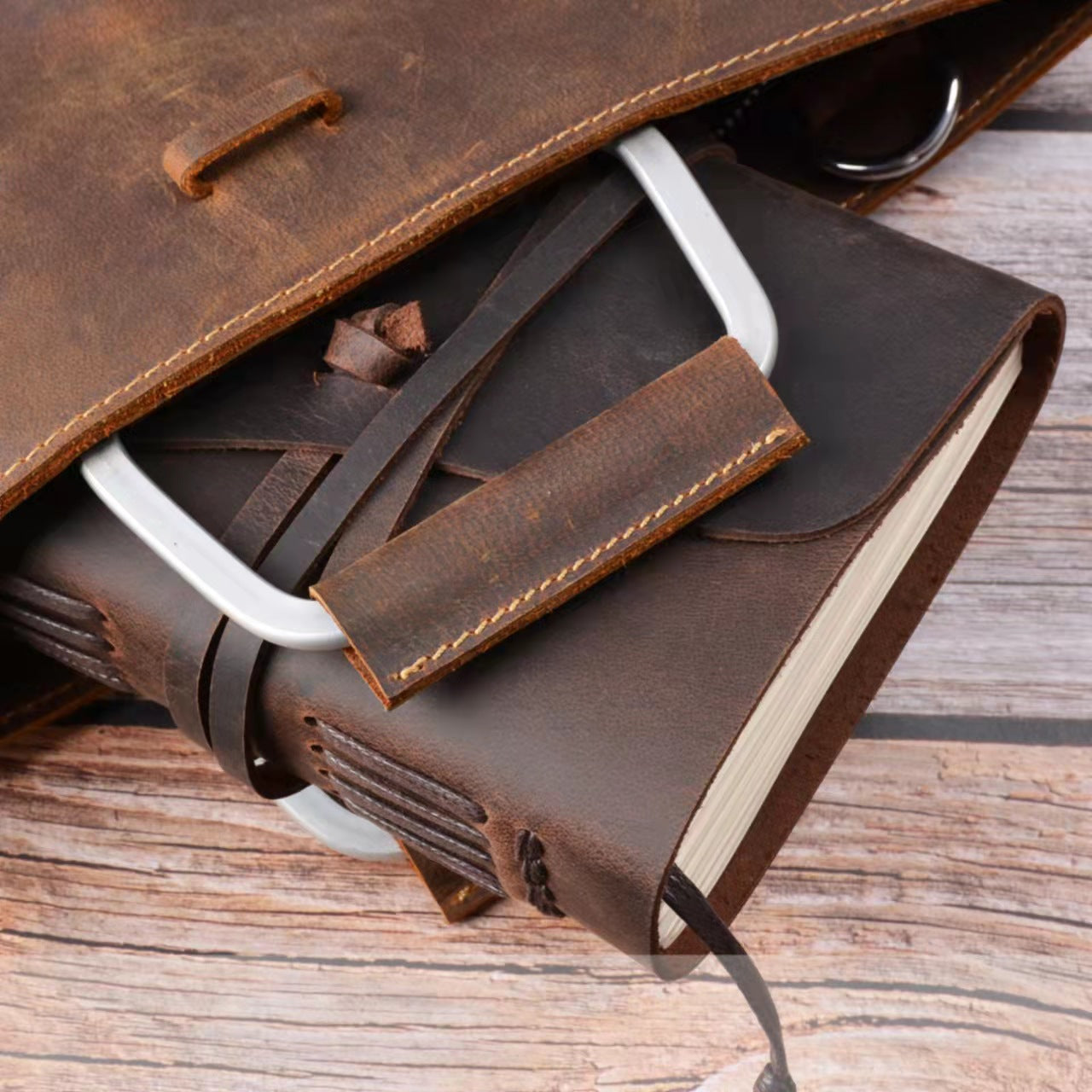 Leather Journal Refillable Notebook