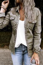 Load image into Gallery viewer, Trendy Lapel Neck Buttons Boho Jacket
