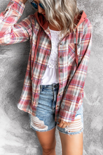 Load image into Gallery viewer, Unstoppable Soul Plaid Print Hoodie
