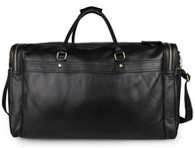 Load image into Gallery viewer, Brown Large Trave Weekender Leather Duffel Bag
