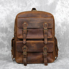 Load image into Gallery viewer, Leather Backpack Men
