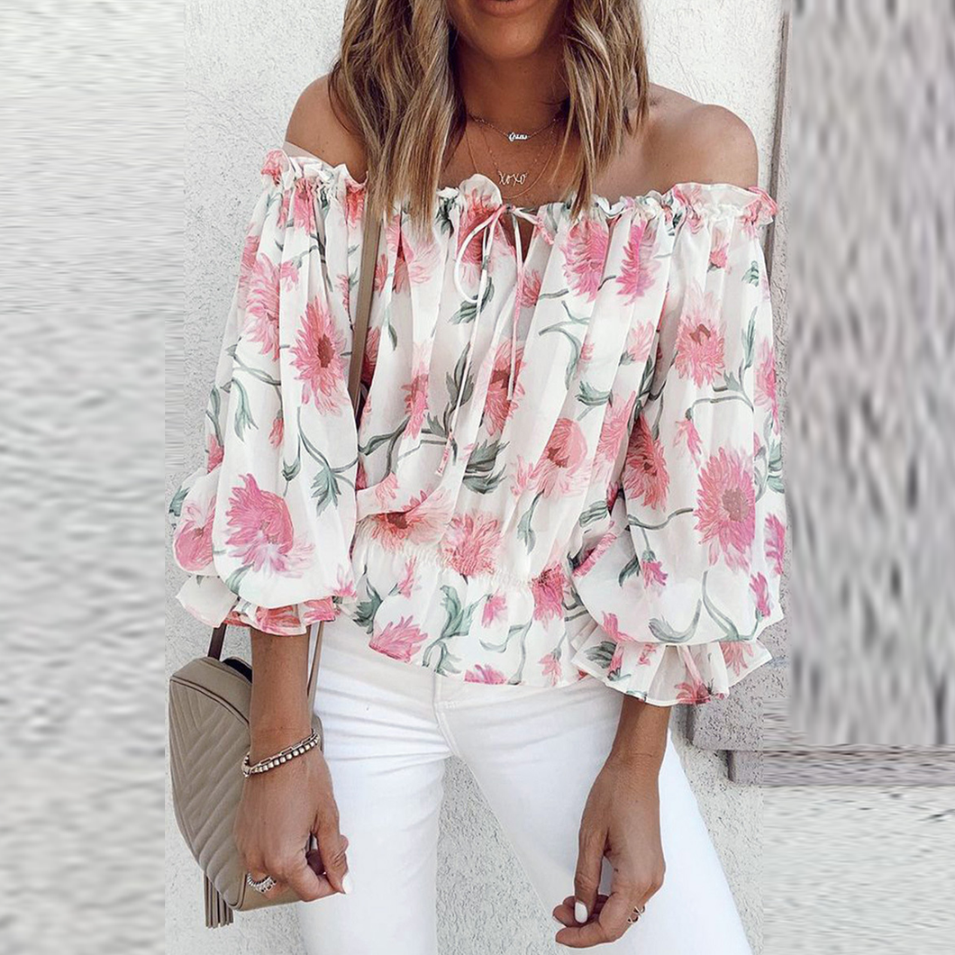 Beautiful Blooms Floral Print Blouse