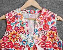 Load image into Gallery viewer, Romantic Print Sleeveless Mini Dress
