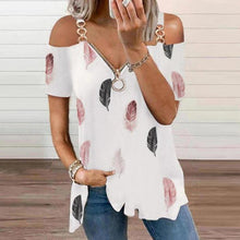 Load image into Gallery viewer, Chic Print Short Sleeve Top

