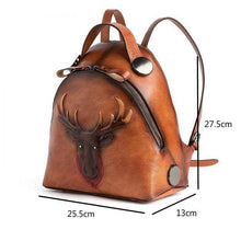 Load image into Gallery viewer, Dallas Full Grain Leather Women&#39;s Backpack
