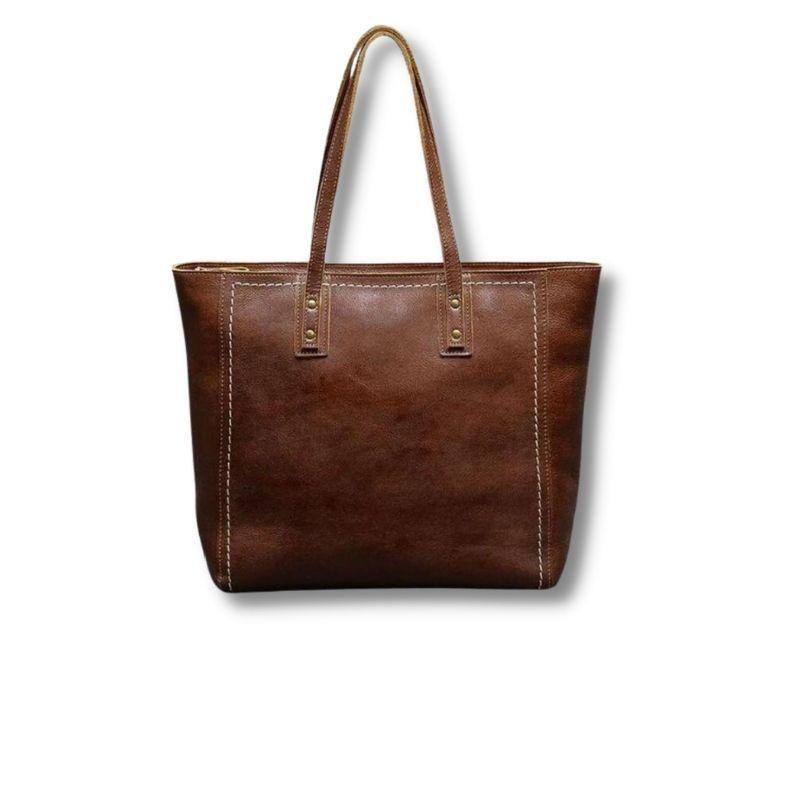 Classic Full Grain Leather Women's Tote Bag