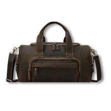 Load image into Gallery viewer, Dallas Full Grain Leather Travel Duffel Bag
