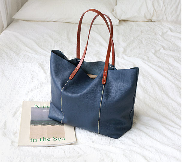 Full Grain Leather Women's Tote Bag