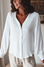 Load image into Gallery viewer, Lapel Collar Long-sleeved Shirt
