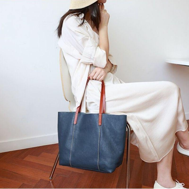 Full Grain Leather Women's Tote Bag