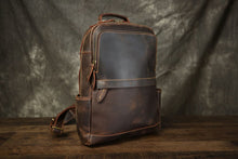 Load image into Gallery viewer, Brown Leather Backpack
