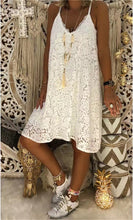 Load image into Gallery viewer, Strap Lace Mini Dress
