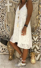 Load image into Gallery viewer, Strap Lace Mini Dress
