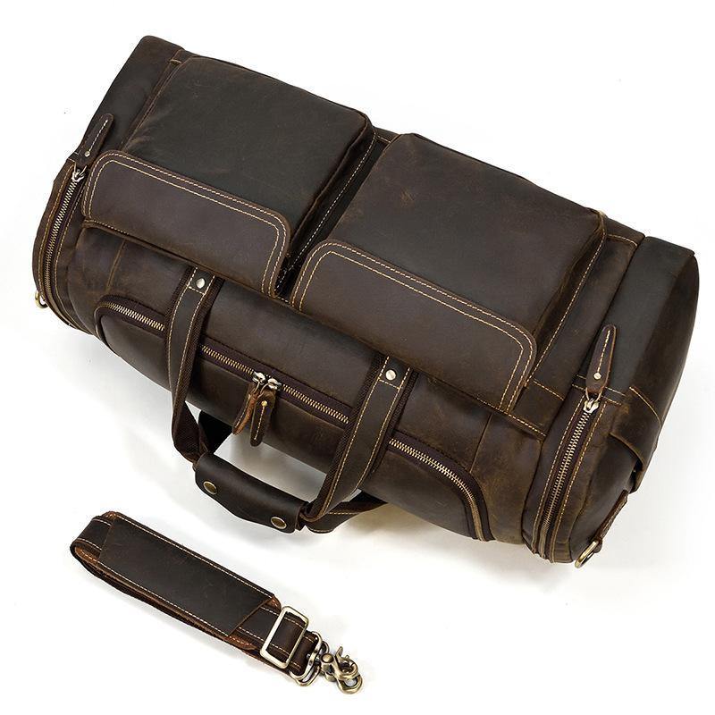 Tucson Full Grain Leather Travel Duffel Bag