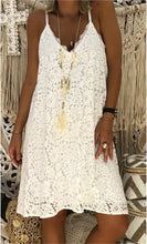 Load image into Gallery viewer, Strap Lace Mini Dress
