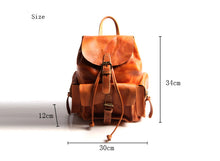 Load image into Gallery viewer, Womens leather backpack Leather Bag Woman Gift for her
