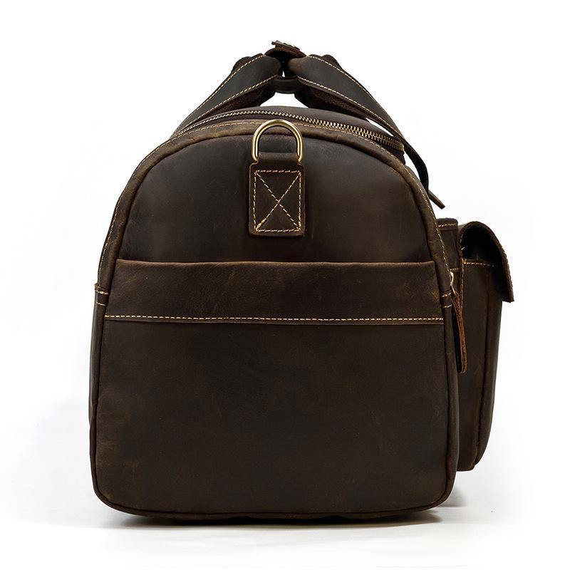 Tucson Full Grain Leather Travel Duffel Bag